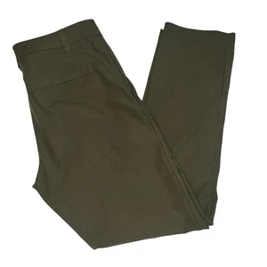 Lululemon Pants Mens 32 Green Commission Classic Fit Stretch Dress Chino Golf - Picture 1 of 24