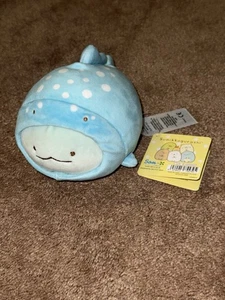 NWT San-X Sumikkogurashi Plushie Sea Animal Series Whale Shark Tokage - Picture 1 of 6