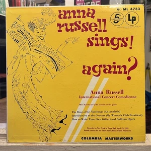 [CLASSICAL/COMEDY]~EXC LP~ANNA RUSSELL~Sings! Again?~[1953~COLUMBIA]~MONO~ - Picture 1 of 5