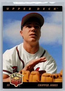 1990 Upper Deck Star Rookie Chipper Jones #24 - Picture 1 of 2