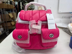 Coach Tabby Rucksack in Dragonfruit - Neu mit Etikett - Bild 1 von 9