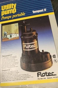 Flotec Tempest Submersible Pump FP0S1300X 24.5 GPM 1/6 HP (3/16") SM34  r632 - Picture 1 of 5