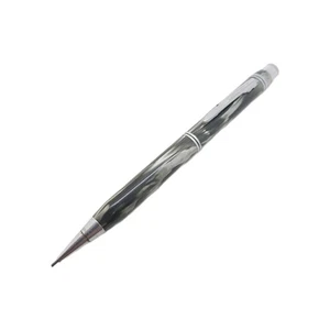 Everfeed Vintage Mechanical Pencil Grey Silver Celluloid 1940's Repeater Click - Picture 1 of 5