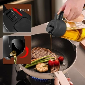 New Glass Spray Pour Dual-Use Oil Bottle – Large Capacity - Picture 1 of 5