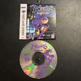 Nights Into Dreams Sampler Sega Saturn CD - Tested - Authentic