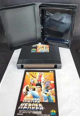 ALPHA SNK NEO GEO WORLD HEROES  - NEOGEO - Japan Retro Game - ALH-005 - Image 1 of 4