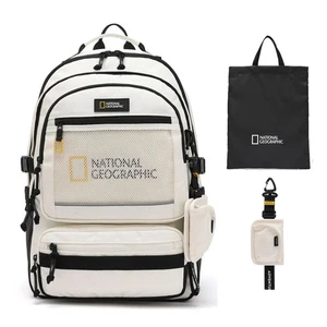 Mochila ondulada NATIONAL GEOGRAPHIC 27L MARFIL | N251ABG530 unisex viaje escolar - Imagen 1 de 7