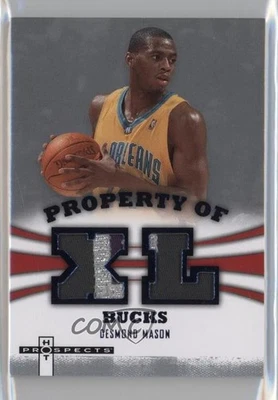 Parche Fleer Hot Prospects Property Of Materials 2007-08 azul/10 Desmond Mason Foto 1 de 2