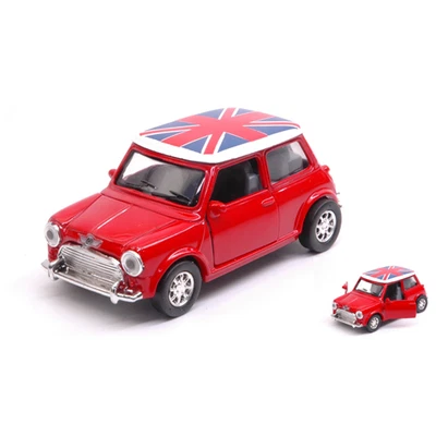 MINI COOPER 1959 RED 1:32 New Ray Auto Stradali Modellino Nuovo - Immagine 1 di 3