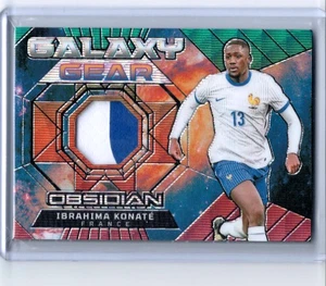 2024-25 Panini Obsidian Ibrahima Konate Galaxy Gear Jersey Etch Taiga #'ed 12/25 - Picture 1 of 1