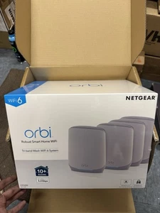 NETGEAR Orbi AX5200 4-Pack Tri-Band Mesh Wi-Fi 6 System  (RBK754P) - Picture 1 of 2