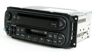 2002-06 Chrysler Jeep Dodge AMFM CD Cassette w Bluetooth Music - P05091605AC RAZ - Bild 1 von 6