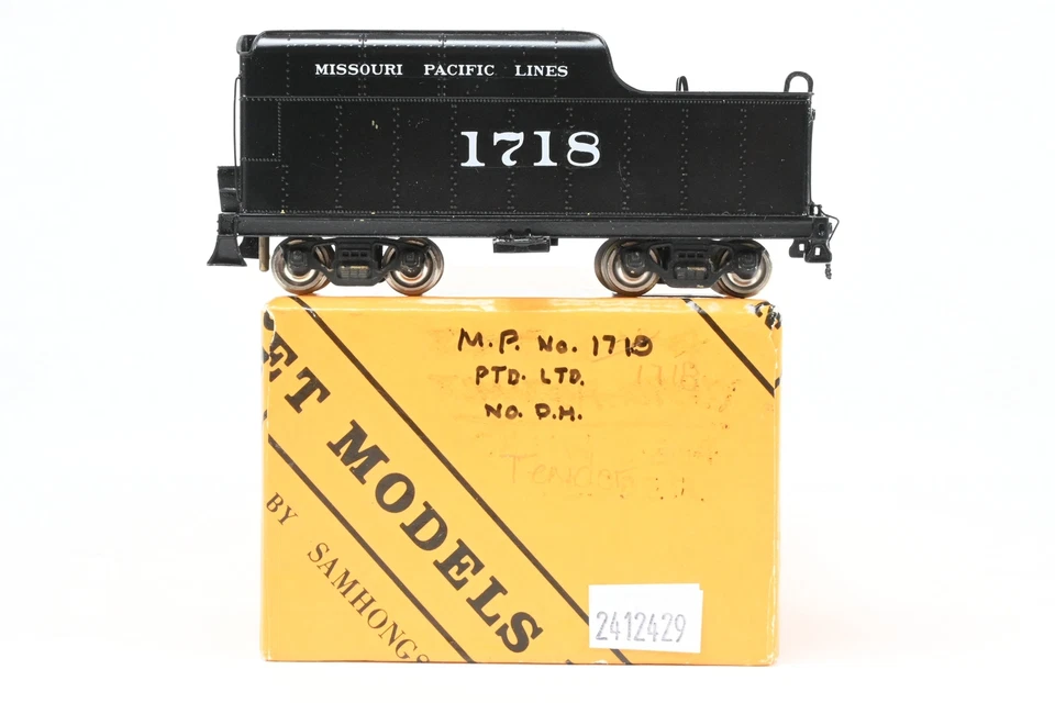 HO Brass Sunset Models MP Missouri Pacific 2-10-2 Steam Locomotive TENDER ONLY - Image 1 of 4