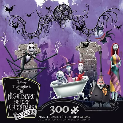 Disney's - The Nightmare Before Christmas "Graveyard" 300 Piece Jigsaw Puzzle - Image 1 of 4