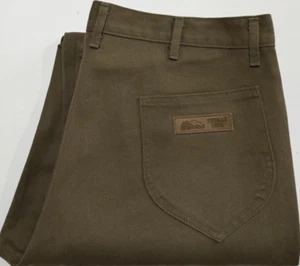 Thomas Cook Mens Size Measured W36 x L34 Vintage Straight Khaki Jeans Australia - Picture 1 of 7