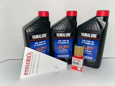 Yamalube OEM Oil Change Kit Fits - Yamaha Warrior 350 1987–2004 - Image 1 of 2