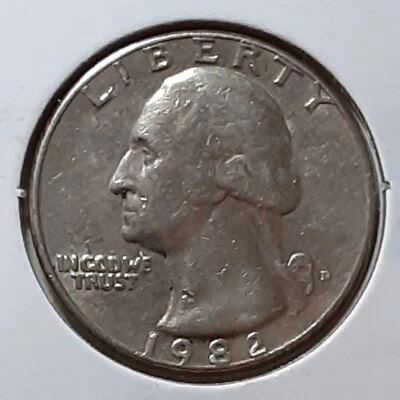 1982 Washington P Quarter - CIRCULATED - Image 1 of 4