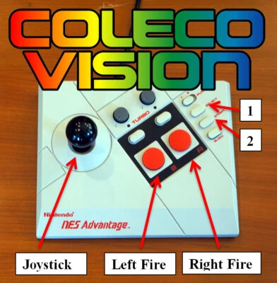 Nintendo NES Advantage Modded Controller Joystick for Colecovision Mod - Image 1 of 4