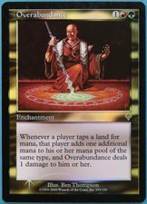 Overabundance FOIL Invasion PLD Red Green Rare MAGIC CARD (ID# 209165) ABUGames