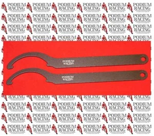 OHLINS & SACHS SHOCK PRELOAD RING C-SPANNER WRENCH TOOL UNIVERSAL 2 PCS - Picture 1 of 1