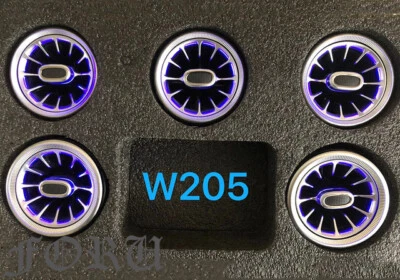 64 colors Air Condition Vent Outlet Replacement For Mercedes Benz W205 C300 C63 - Image 1 of 4