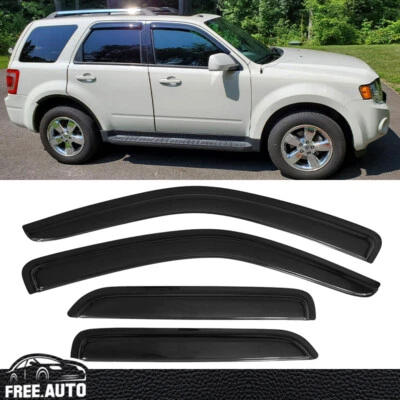 Fits 01-12 Ford Escape 05-11 Mercury Mariner Acrylic Window Visors 4Pc Set - Image 1 of 4