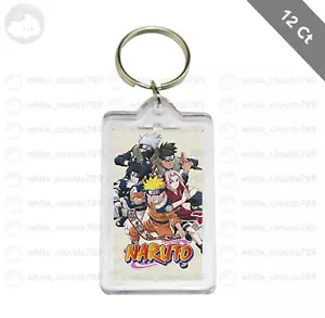 12 Naruto Sakura Sasuke Kakashi Keychain for Kid Birthday Party Favor Gift Decor - Picture 1 of 1