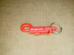 Snap-On Tools Brand Red Clip Key Chain Key Ring - Picture 1 of 2