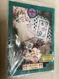 Mumm's the Word Apron Quilt Potholder Time for Tea Debbie Mumm Uncut Pattern - Picture 1 of 3