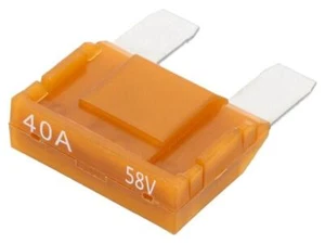 343433-58V Sicherung: Schmelz 40A 58VDC KFZ 29mm Zinnlegierung ESKA - Bild 1 von 1