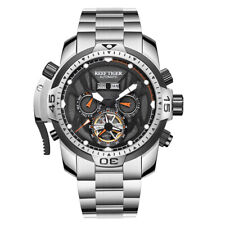Reef Tiger Men Sport Automatic Mechanical Wrist Watch With Year Month Date Week