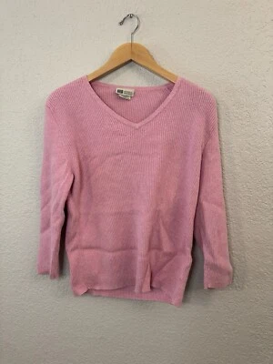Suéter Pullover Desteñido Glory Auténtico Niñas Rosa Cuello en V Talla XL (16-18) Foto 1 de 4