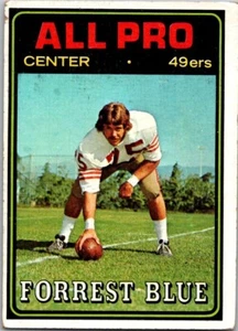 1974 Topps #124 Forrest Blue All Pro San Francisco 49ers kostenloser Versand! - Bild 1 von 2