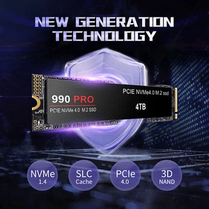 990 PRO M.2 SSD Solid State Drive 1TB/2TB/4TB PCIe 4.0 Internal Hard Drive - Afbeelding 1 van 20