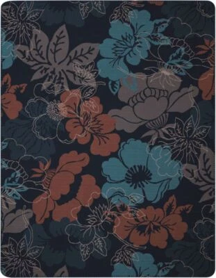 Biederlack Wohndecke "Mirage" 801715 Blumen Kuscheldecke - Bild 1 von 4