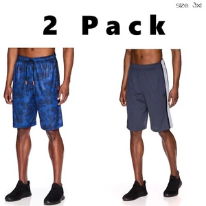 AND 1 Men's Fashion Athletic 11" Inseam 2 Pack Basketball Shorts Size 3XL - Picture 1 of 1