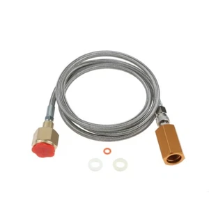 1PC CO2 Adapter Hose Stainless Steel For Blue CO2 Cylinder Connection Systems - Picture 1 of 6