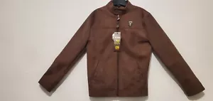 GA MILANO ITALIAN SUEDE LEATHER FOR MEN JACKET ITALY SIZE (SMALL ) - Picture 1 of 24