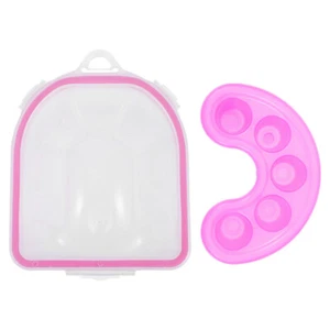 1 Set Nail Soaking Bowl Treatment Remover Nail Art Tips Hand Soak Bowl Tray UK - Picture 1 of 12