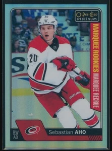Sebastian Aho 2016-17 O-Pee-Chee OPC Platinum Marquee Rookies Rainbow RC - Picture 1 of 2