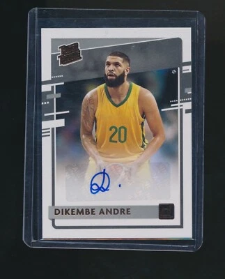 DIKEMBE ANDRE 2021 PANINI CHRONICLES DRAFT PICKS DONRUSS BRONZE RC AUTO - Image 1 of 2