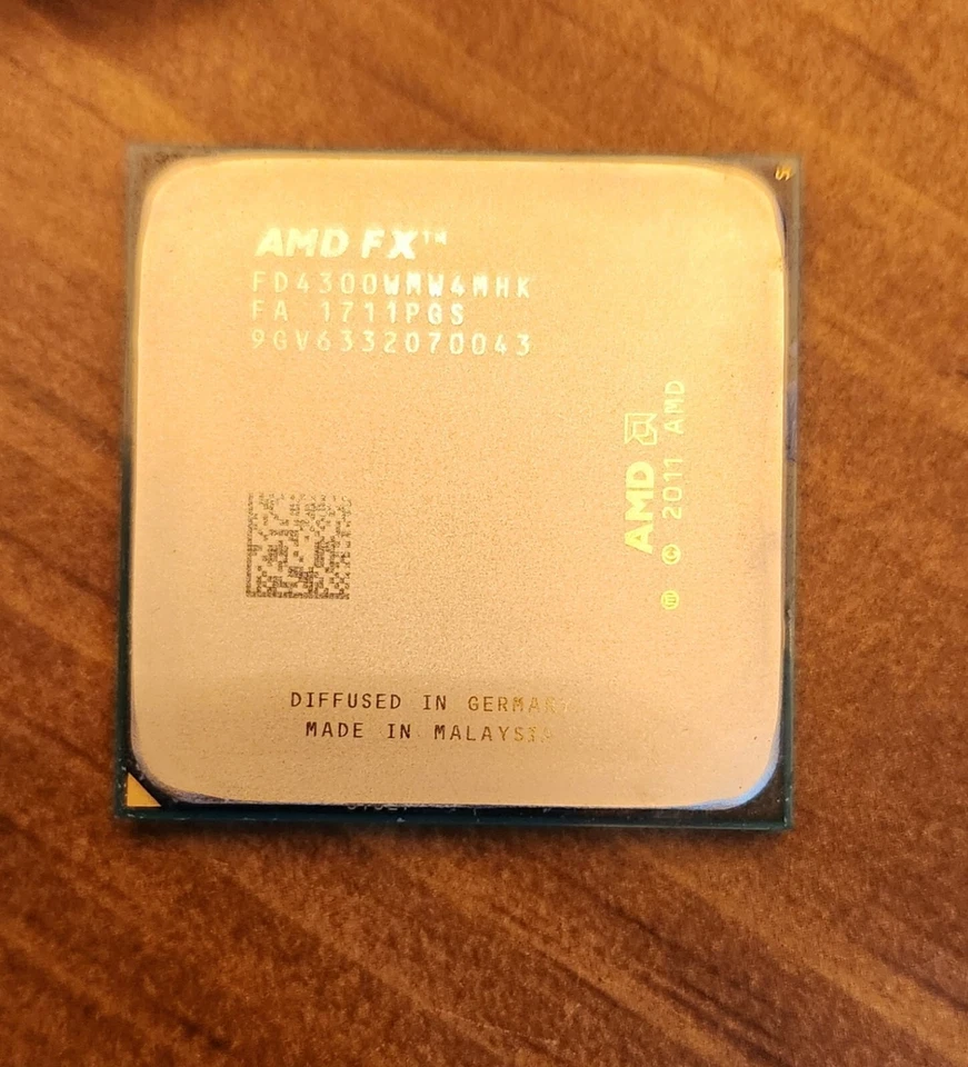 AMD FX-4300 3.8GHz Quad-Core (FD4300WMW4MHK) Processor - Image 1 of 1