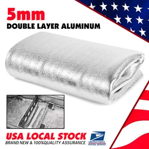 Sound Deadener Mat Noise&Heat Shield Insulation Car Hood Trunk 2PCS 100 x 200CM - Picture 1 of 14