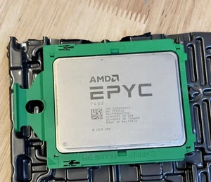 Dell Locked AMD EPYC 7402 24-Core 2.8GHz / 3.35GHz Socket SP3 CPU 100-000000046 - Picture 1 of 1
