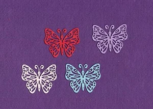 BUTTERFLY  # 8 die cuts scrapbook cards - Bild 1 von 1
