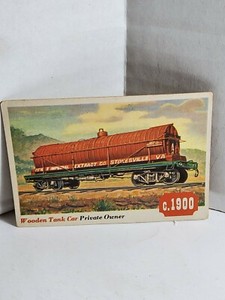 TCG Trading Card 14 Wooden Tank Car Private Owner c. 1900