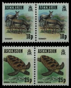 Ascension 1989 - Mi-N.o 514-515 ** - Estampillada sin montar o nunca montada - Par - Fauna - Imagen 1 de 1