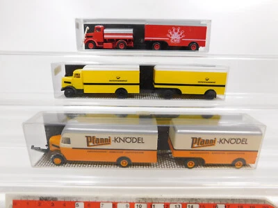 Albedo H0 1:87 3x Autocarro Man: 115113+115109 Dbp + 115118, Molto Buono + Box # - Immagine 1 di 4