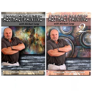 Abstract Painting & Abstract Painting 2 Instruction DVD set by Michael Lang - Picture 1 of 2