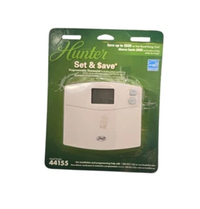 Hunter Set & Save Programmable Thermostat - Model 44155 - Open Box - Picture 1 of 3